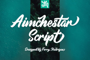 Aimchestar Script: A Modern Handwritten Font for Campaigns