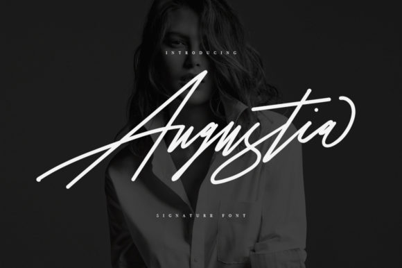 Augustia: A Script Typeface for Elegant Branding