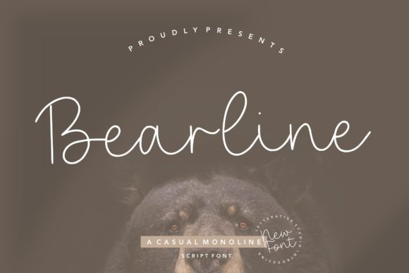 Bearline Font: A Fresh Script for Modern Branding