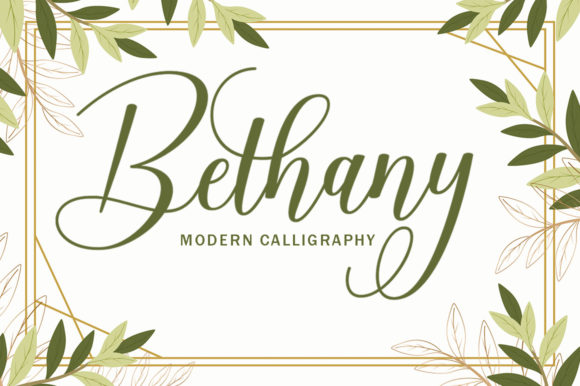 Bethany Script: A Typeface for Elegant Branding