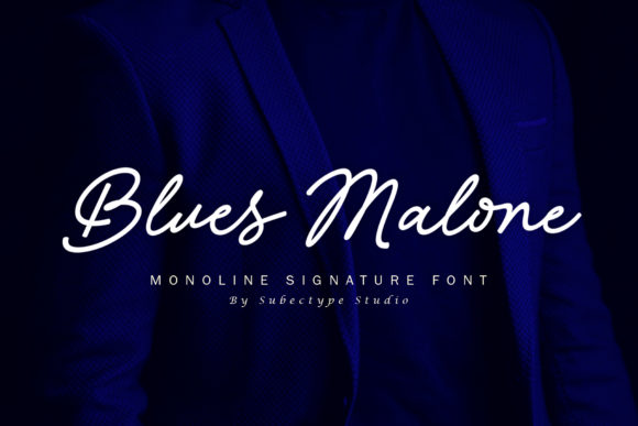 Blues Malone: A Modern Handwritten Font for Editorial Design