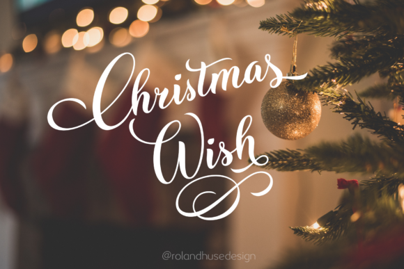 Christmas Wish: A Versatile Script Font for Branding