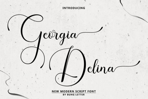 Georgia Delina: A Script Typeface for Editorial Charm