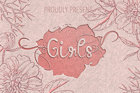 Girls: A Handwritten Font for Editorial Design