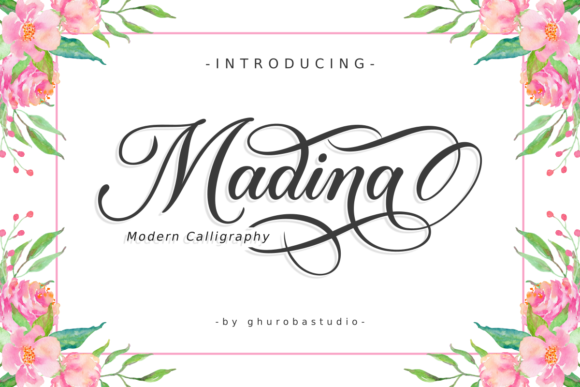 Madina Font: Elevating Web Design with Elegant Script