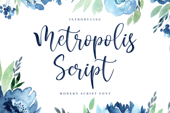 Metropolis Script Font for Handmade Creators