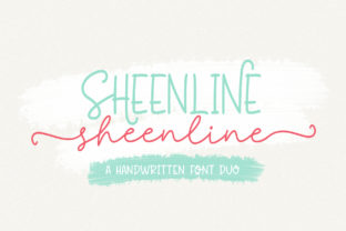 Sheenline Duo: A Handwritten Font for Makers