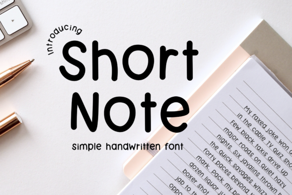 Short Note Font: Clarity for Modern Campaigns