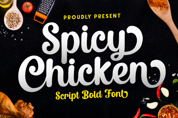 Spicy Chicken Font for Small Business Branding