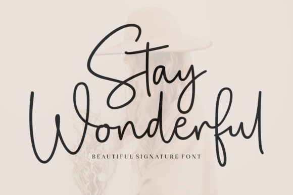 Stay Wonderful: A Handwritten Font for Crafters