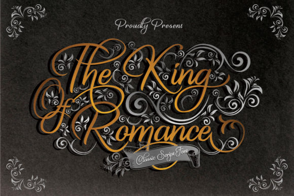 The King of Romance Font for Web Design