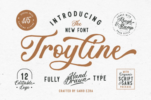 Troyline: The Retro Duo Font for Marketers