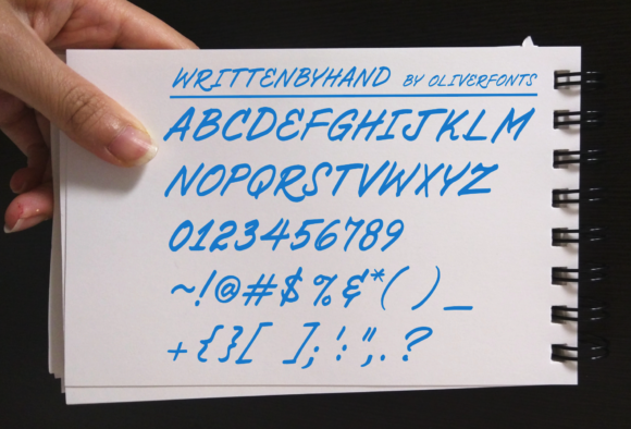 Written by Hand: A Casual Script Font for Editorial Design